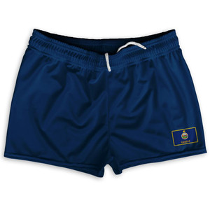 Kansas State Heritage Flag Shorty Short Gym Shorts 2.5" Inseam Made in USA by Ultras Kansas State Heritage Flag Shorty Short Gym Shorts 2.5" Inseam Made in USA by Ultras