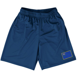 Nevada State Heritage Flag Basketball Practice Shorts Made In USA by Ultras Nevada State Heritage Flag Basketball Practice Shorts Made In USA by Ultras