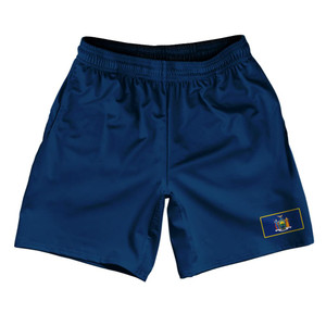 New York State Heritage Flag Athletic Running Fitness Exercise Shorts 7" Inseam Made in USA Shorts by Ultras New York State Heritage Flag Athletic Running Fitness Exercise Shorts 7" Inseam Made in USA Shorts by Ultras