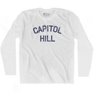 Capitol Hill Adult Cotton Long Sleeve T-Shirt by Ultras Capitol Hill Adult Cotton Long Sleeve T-Shirt by Ultras