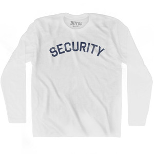 Security Adult Cotton Long Sleeve T-Shirt by Ultras