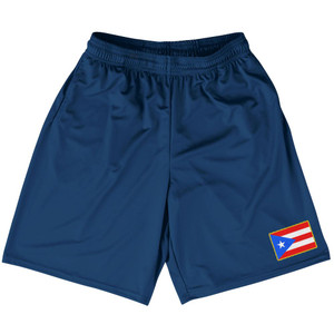 Puerto Rico Country Heritage Flag Basketball Practice Shorts Made In USA by Ultras Puerto Rico Country Heritage Flag Basketball Practice Shorts Made In USA by Ultras