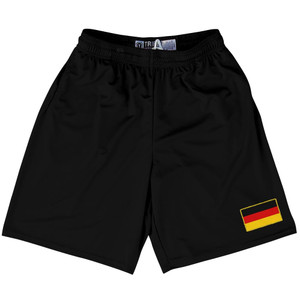 Germany Country Heritage Flag Lacrosse Shorts Made In USA by Ultras Germany Country Heritage Flag Lacrosse Shorts Made In USA by Ultras