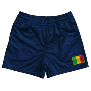 Mali Country Heritage Flag Rugby Shorts Made In USA by Ultras