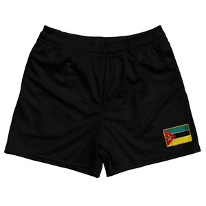 Mozambique Country Heritage Flag Rugby Shorts Made In USA by Ultras Mozambique Country Heritage Flag Rugby Shorts Made In USA by Ultras