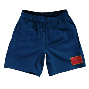 Morocco Country Heritage Flag Athletic Running Fitness Exercise Shorts 7" Inseam Made In USA Shorts by Ultras Morocco Country Heritage Flag Athletic Running Fitness Exercise Shorts 7" Inseam Made In USA Shorts by Ultras