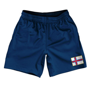 Faroe Islands Country Heritage Flag Athletic Running Fitness Exercise Shorts 7" Inseam Made In USA Shorts by Ultras Faroe Islands Country Heritage Flag Athletic Running Fitness Exercise Shorts 7" Inseam Made In USA Shorts by Ultras