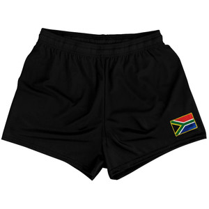 South Africa Country Heritage Flag Womens & Girls Sport Shorts End Made In USA by Ultras