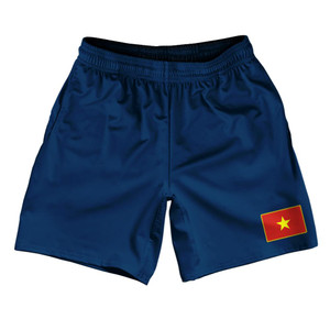Vietnam Country Heritage Flag Athletic Running Fitness Exercise Shorts 7" Inseam Made In USA Shorts by Ultras Vietnam Country Heritage Flag Athletic Running Fitness Exercise Shorts 7" Inseam Made In USA Shorts by Ultras