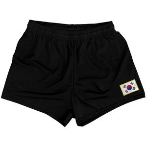 South Korea Country Heritage Flag Womens & Girls Sport Shorts End Made In USA by Ultras