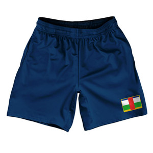 Central African Republic Country Heritage Flag Athletic Running Fitness Exercise Shorts 7" Inseam Made In USA Shorts by Ultras Central African Republic Country Heritage Flag Athletic Running Fitness Exercise Shorts 7" Inseam Made In USA Shorts by Ultras