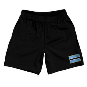 Botswana Country Heritage Flag Athletic Running Fitness Exercise Shorts 7" Inseam Made In USA Shorts by Ultras Botswana Country Heritage Flag Athletic Running Fitness Exercise Shorts 7" Inseam Made In USA Shorts by Ultras