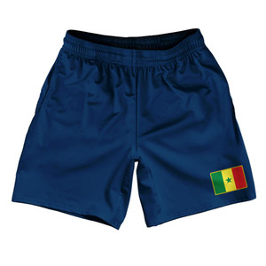 Senegal Country Heritage Flag Athletic Running Fitness Exercise Shorts 7" Inseam Made In USA Shorts by Ultras Senegal Country Heritage Flag Athletic Running Fitness Exercise Shorts 7" Inseam Made In USA Shorts by Ultras