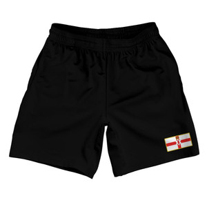 Northern Ireland Country Heritage Flag Athletic Running Fitness Exercise Shorts 7" Inseam Made In USA Shorts by Ultras Northern Ireland Country Heritage Flag Athletic Running Fitness Exercise Shorts 7" Inseam Made In USA Shorts by Ultras