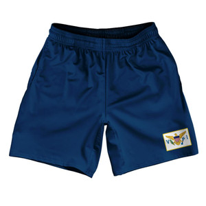 United States Virgin Islands Country Heritage Flag Athletic Running Fitness Exercise Shorts 7" Inseam Made In USA Shorts by Ultras United States Virgin Islands Country Heritage Flag Athletic Running Fitness Exercise Shorts 7" Inseam Made In USA Shorts by Ultras
