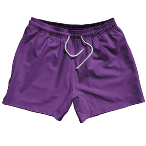 Purple Pale Blank 5" Swim Shorts Made in USA by Ultras Purple Pale Blank 5" Swim Shorts Made in USA by Ultras