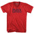 Dallas DAL Airport Ultras Adult Tri-Blend V-neck T-shirt - Heather Red
