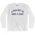 A Man Got To Have A Code Adult Cotton Long Sleeve T-Shirt by Ultras