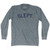 Slept Adult Tri-Blend Long Sleeve T-Shirt by Ultras