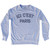 ICI C'est  Paris Fleur De Lis Soccer Adult Tri-Blend Sweatshirt by Ultras