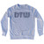 Detroit DTW Airport Adult Tri-Blend Sweatshirt - Heather Grey