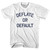 Deflate Or Default Womens Cotton Junior Cut T-Shirt by Ultras