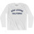 Now Leaving California Adult Cotton Long Sleeve T-Shirt by Ultras