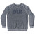 Duluth DLH Airport Adult Tri-Blend Sweatshirt - Athletic Grey
