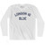 London Is Blue Adult Cotton Long Sleeve T-Shirt by Ultras