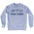 Oh La La Mon Cheri Adult Tri-Blend Sweatshirt by Ultras