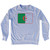 Algeria Country Flag Adult Tri-Blend Sweatshirt by Ultras