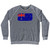 Australia Country Flag Adult Tri-Blend Sweatshirt by Ultras