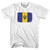 Barbados Country Flag Adult Cotton T-Shirt by Ultras