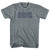 Eugene EUG Airport Adult Tri-Blend T-shirt - Athletic Grey
