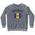 Barbados Country Flag Heritage Adult Tri-Blend Sweatshirt by Ultras