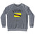 Brunei Country Flag Adult Tri-Blend Sweatshirt - Athletic Grey
