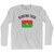 Burkina Faso Country Flag Heritage Adult Cotton Long Sleeve T-Shirt by Ultras