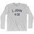 1 John 4 16 Adult Cotton Long Sleeve T-Shirt by Ultras