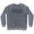 Gander Airport YQX Adult Tri-Blend Sweatshirt - Athletic Grey