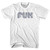 Fukuoka Airport FUK Youth Cotton T-shirt - White