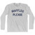 Waffles Please Adult Cotton Long Sleeve T-Shirt by Ultras