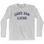 Cabo San Lucas Adult Cotton Long Sleeve T-shirt - Grey Heather