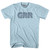 Grand Rapids Airport GRR Adult Cotton T-shirt - Light Blue