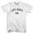 Life Goes On Youth Cotton T-shirt - White