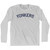 Yonkers Adult Cotton Long Sleeve T-shirt - Grey Heather