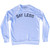 Say Less Adult Tri-Blend Sweatshirt - White