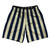 Navy Blue & Vegas Gold Vertical Stripe Athletic Running Fitness Exercise Shorts 7" Inseam Shorts Made In USA by Ultras Navy Blue & Vegas Gold Vertical Stripe Athletic Running Fitness Exercise Shorts 7" Inseam Shorts Made In USA by Ultras