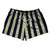 Navy Blue & Vegas Gold Vertical Stripe 2.5" Swim Shorts Made in USA by Ultras