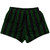 Forest Green & Black Vertical Stripe Womens & Girls Sport Shorts End Made In USA by Ultras