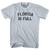 Florida Is Full Adult Cotton T-shirt - Slver